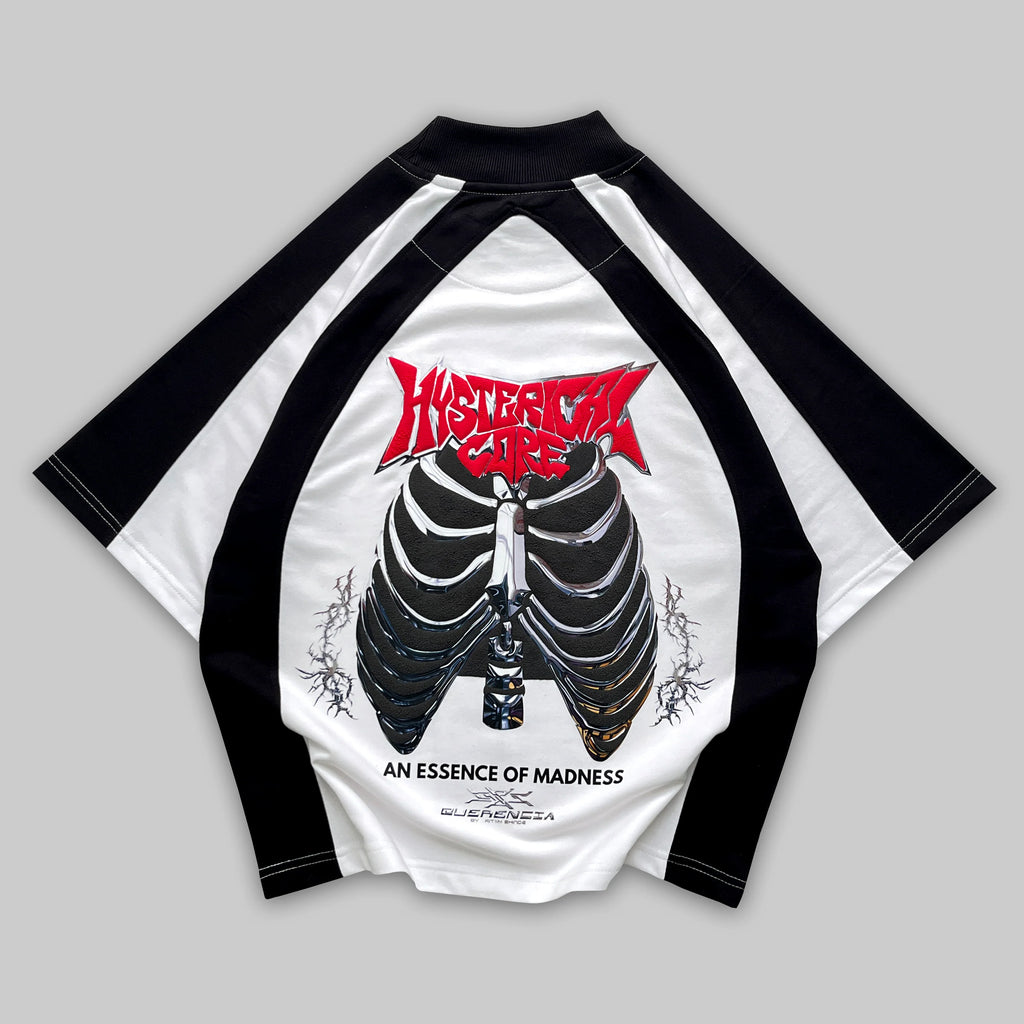 VOID CORE — ENTITY 05 oversized raglan t-shirt, premium streetwear with gothic graphic design